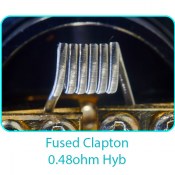 Tesla Handcrafted Coils | Fused Clapton 0.48 ohm Hyb